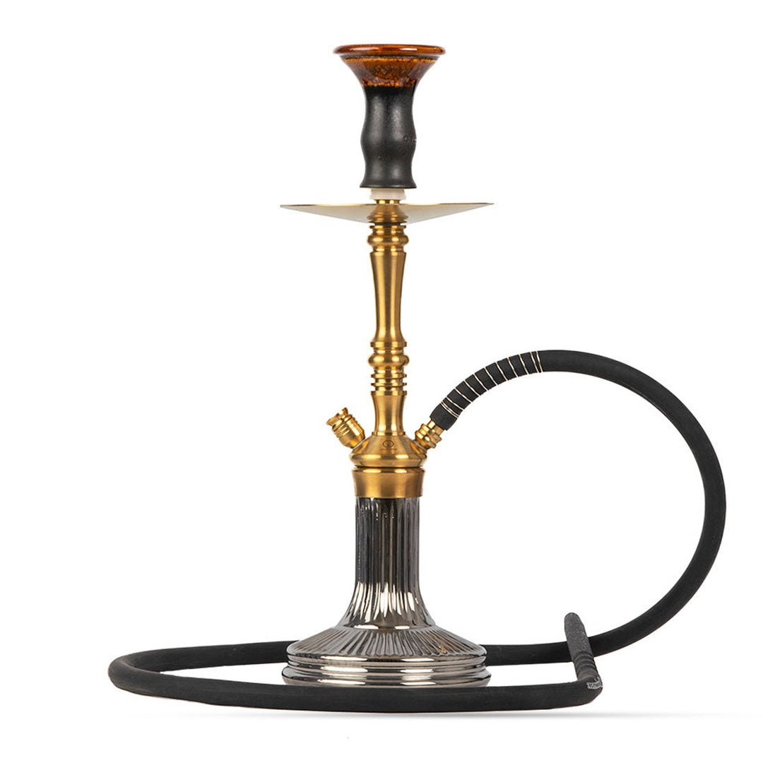 COCOYAYA Barcelona Hookah - Golden & Grey Base