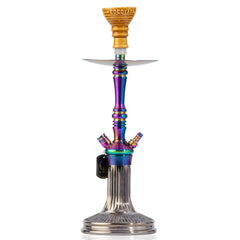 COCOYAYA Barcelona Hookah - Rainbow & Black Base