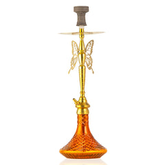 COCOYAYA Betty Hookah - Golden Stem & Amber Base