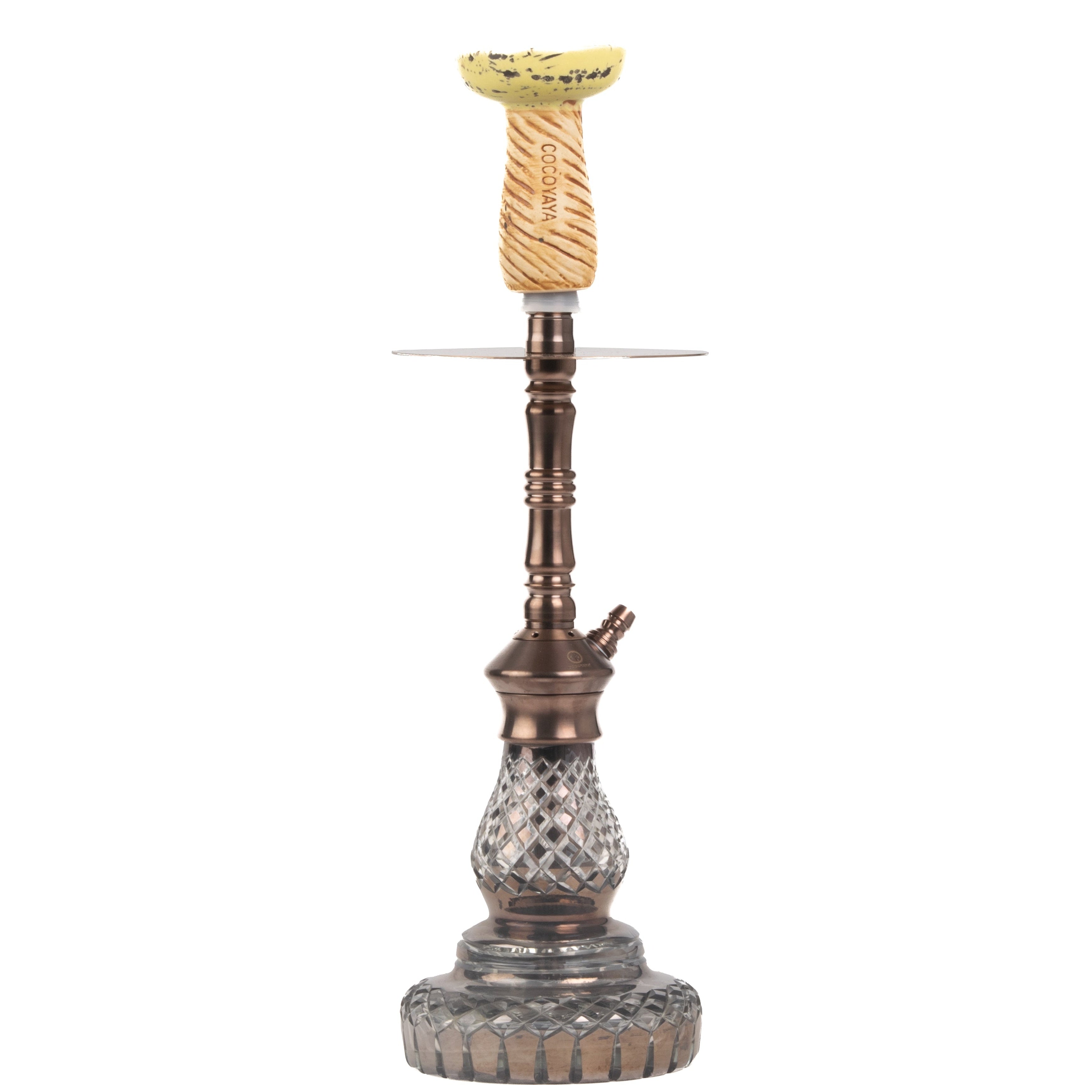COCOYAYA Britto Hookah - Bronze & Grey Base