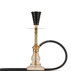 COCOYAYA Britto Hookah - Gold & Goldish Base