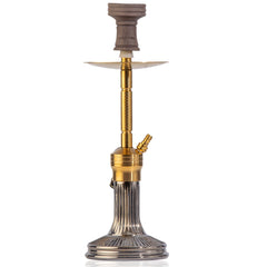 COCOYAYA Casablanca Hookah - Gold Stem & Grey Base
