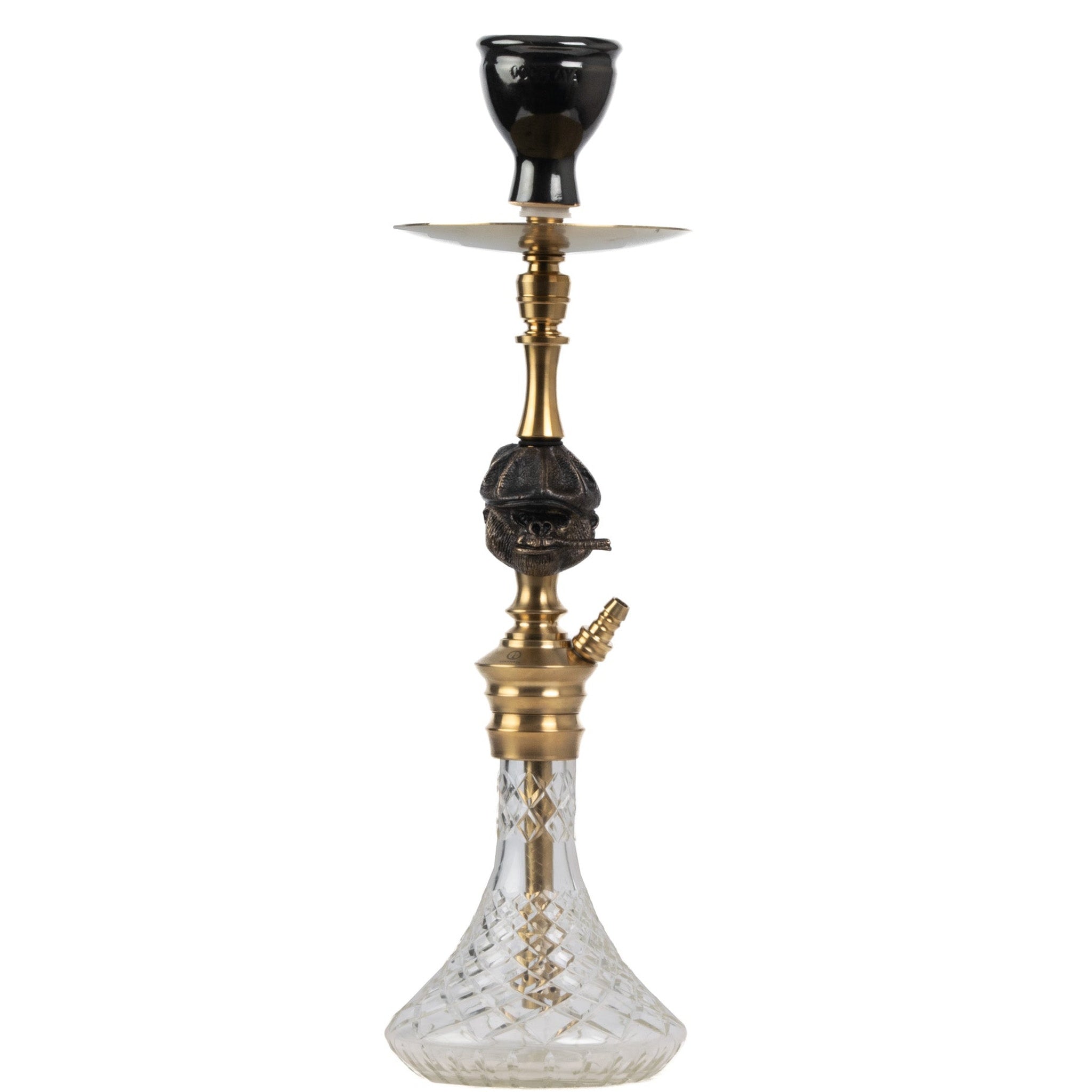 COCOYAYA Cigar Hookah (Bohemian Series) - Golden & Transparent