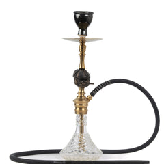 COCOYAYA Cigar Hookah (Bohemian Series) - Golden & Transparent