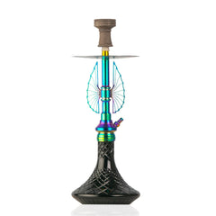 COCOYAYA Draco Hookah - Rainbow Stem & Black Base
