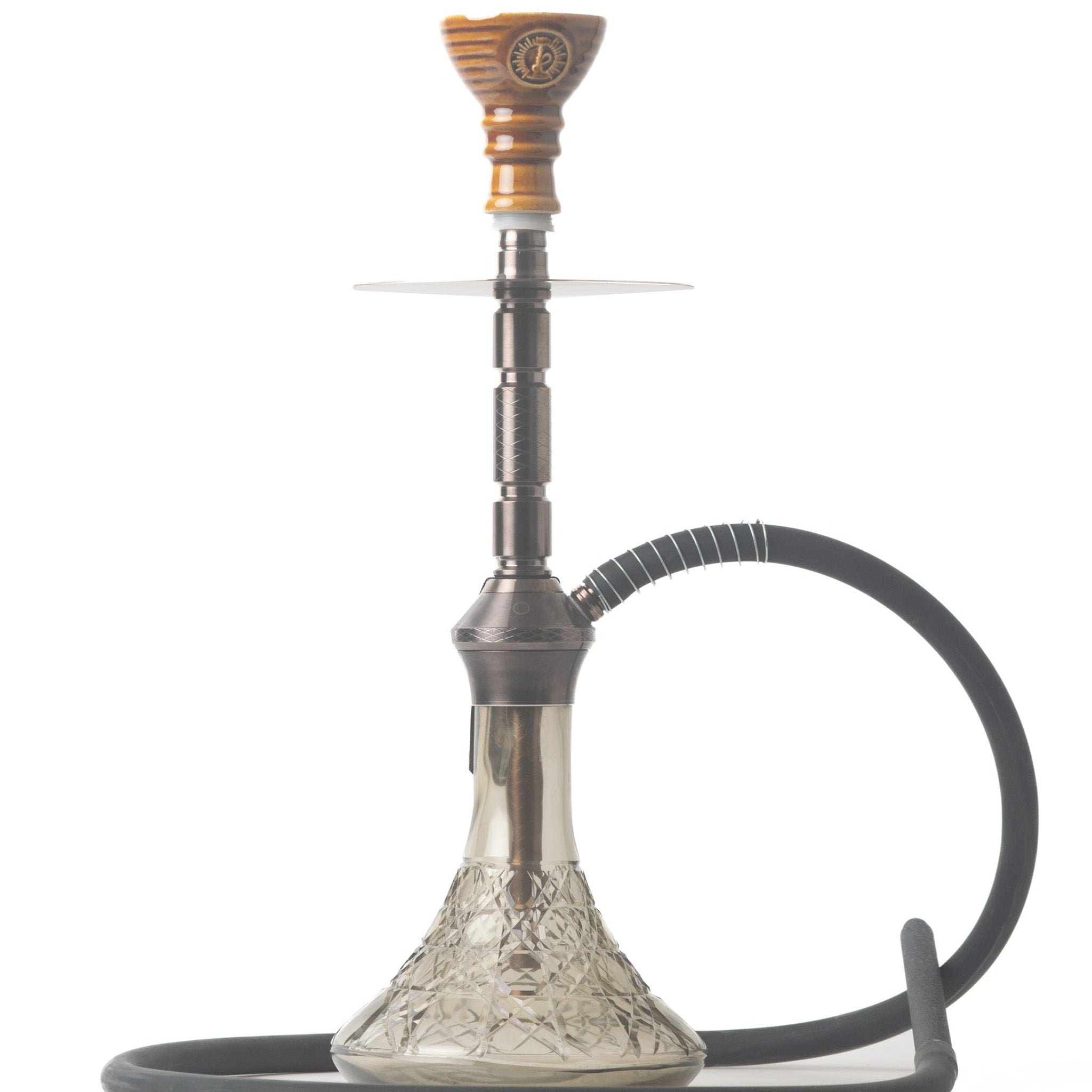 COCOYAYA Gene Hookah - Grey Base & Bronze Stem