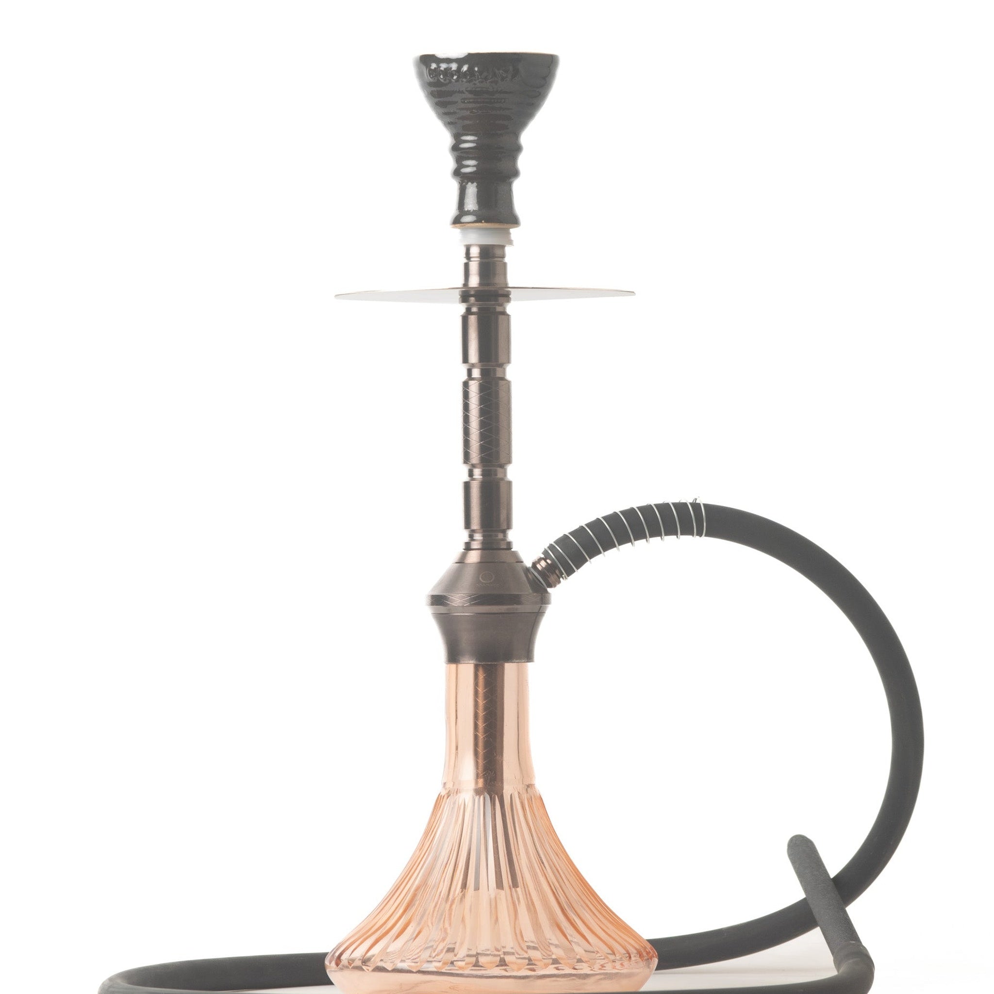 COCOYAYA Gene Hookah - Pink Base & Bronze Stem