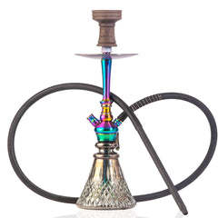 COCOYAYA Izzy Hookah - Rainbow Stem & Cut Glass Base
