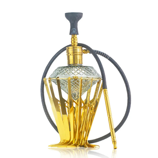 Cocoyaya Jublee - 23 Inch Golden Diamond Hookah 1080