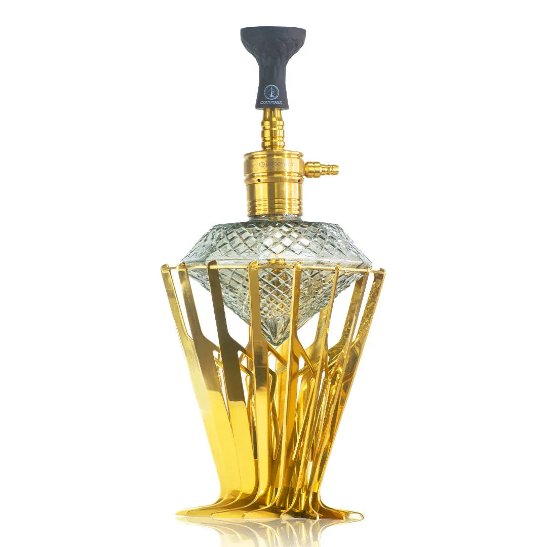 Cocoyaya Jublee - 23 Inch Golden Diamond Hookah