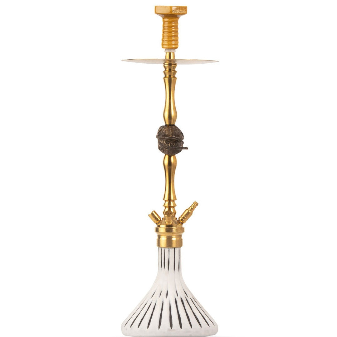 COCOYAYA Jungle Series Cigar Hookah - Golden (White Base)