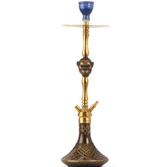 COCOYAYA Jungle Series Kong Hookah - Golden (Black Base)