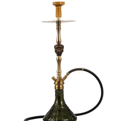 COCOYAYA Jungle Series Kong Hookah - Golden (Green Base)
