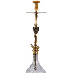 COCOYAYA Jungle Series Kong Hookah - Golden (Transparent Base)