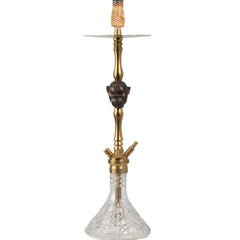 COCOYAYA Jungle Series Kong Hookah - Golden (Transparent Base)