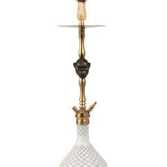 COCOYAYA Jungle Series Kong Hookah - Golden (White Base)