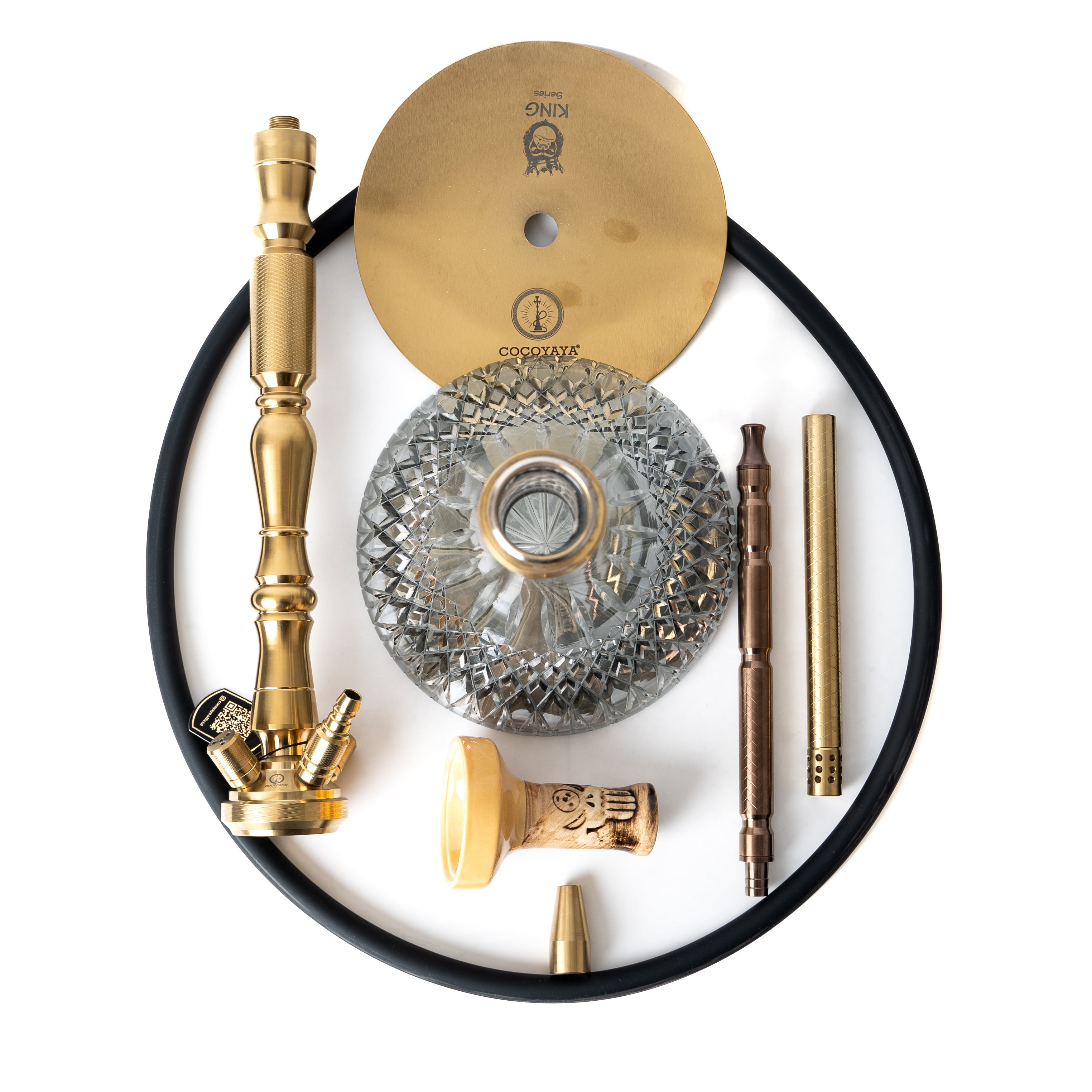 COCOYAYA King Series Hookah - Gold