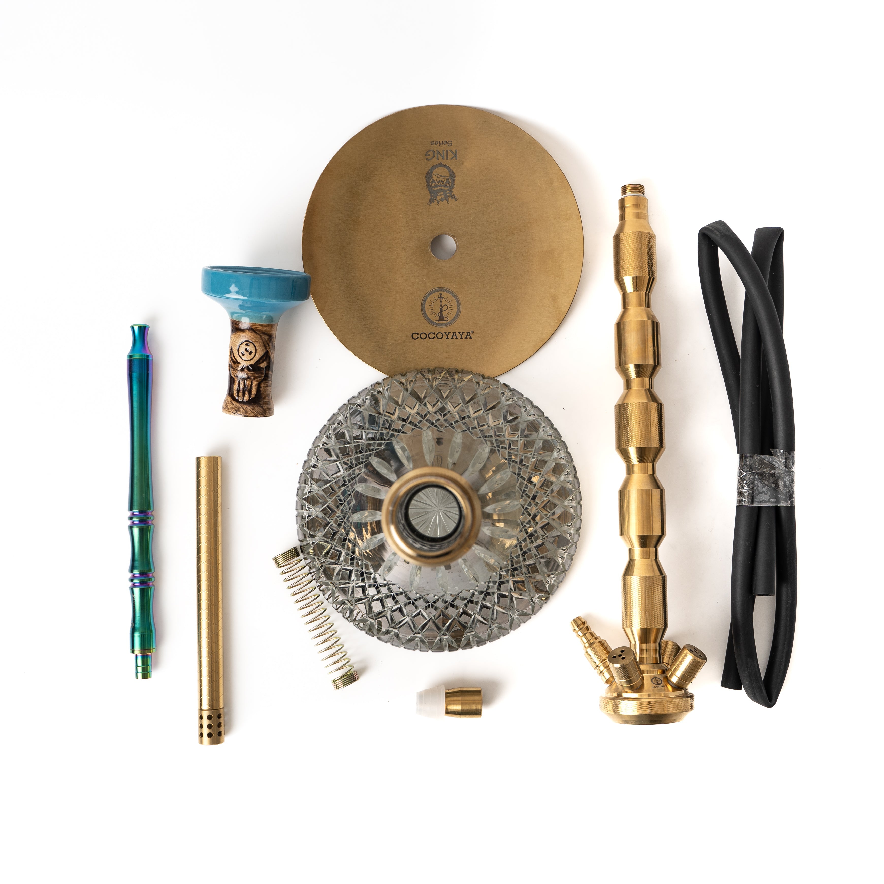 COCOYAYA King Series Hookah - Gold