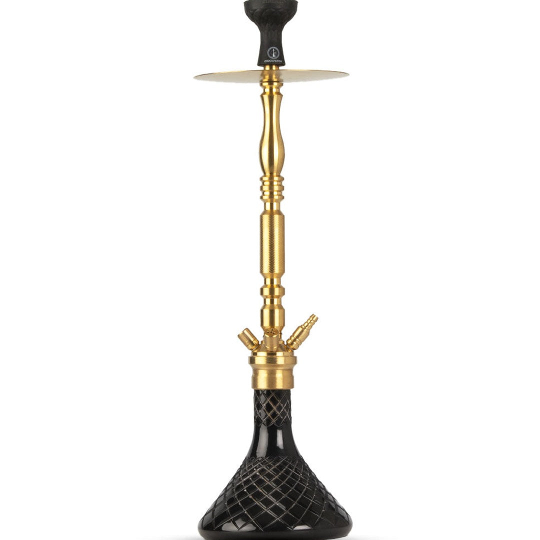 COCOYAYA King Series Hookah - Golden & Black Base