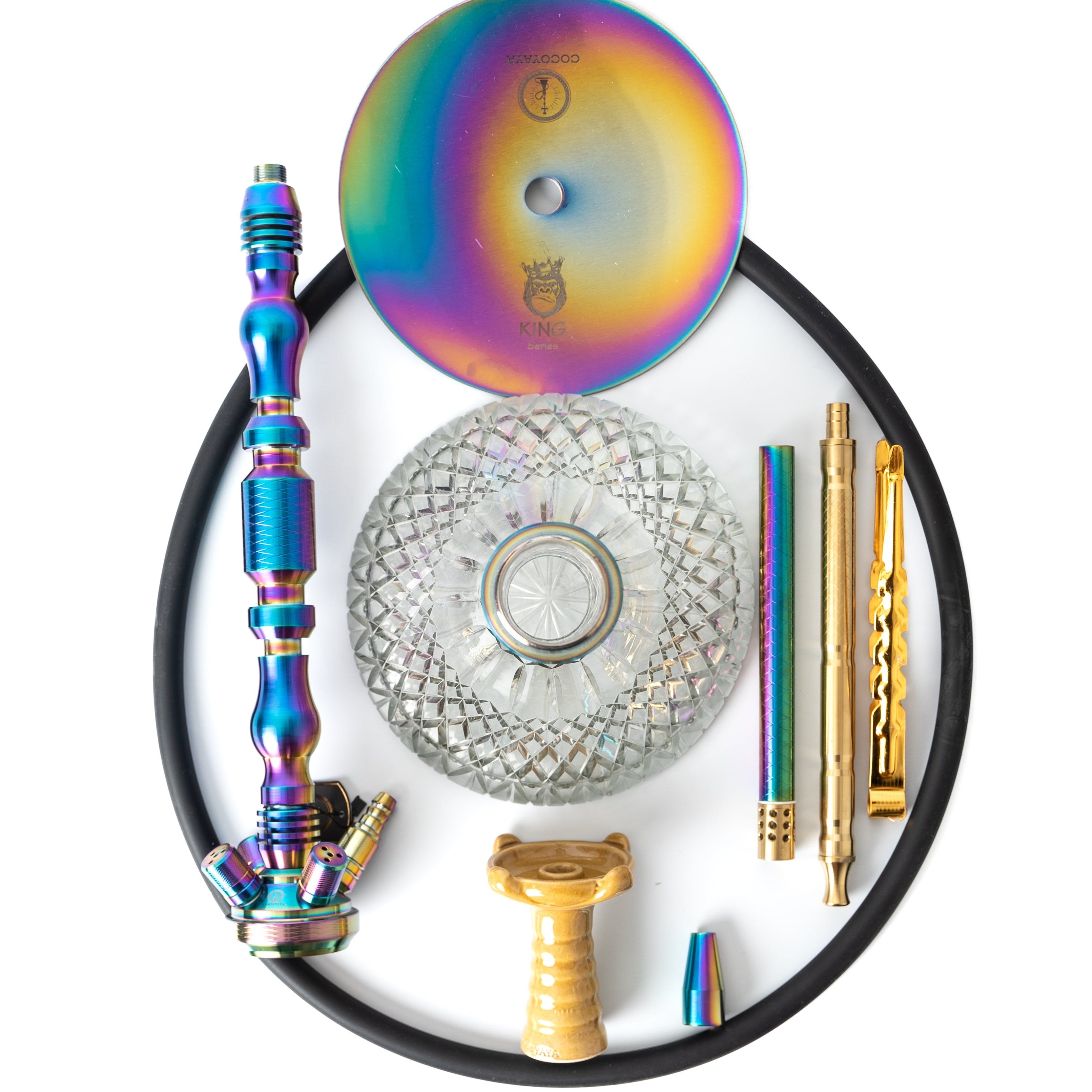 COCOYAYA King Series Hookah - Rainbow
