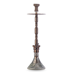 Cocoyaya King Series Hookah | Bronze Finish with Heavy Cut Glass Base