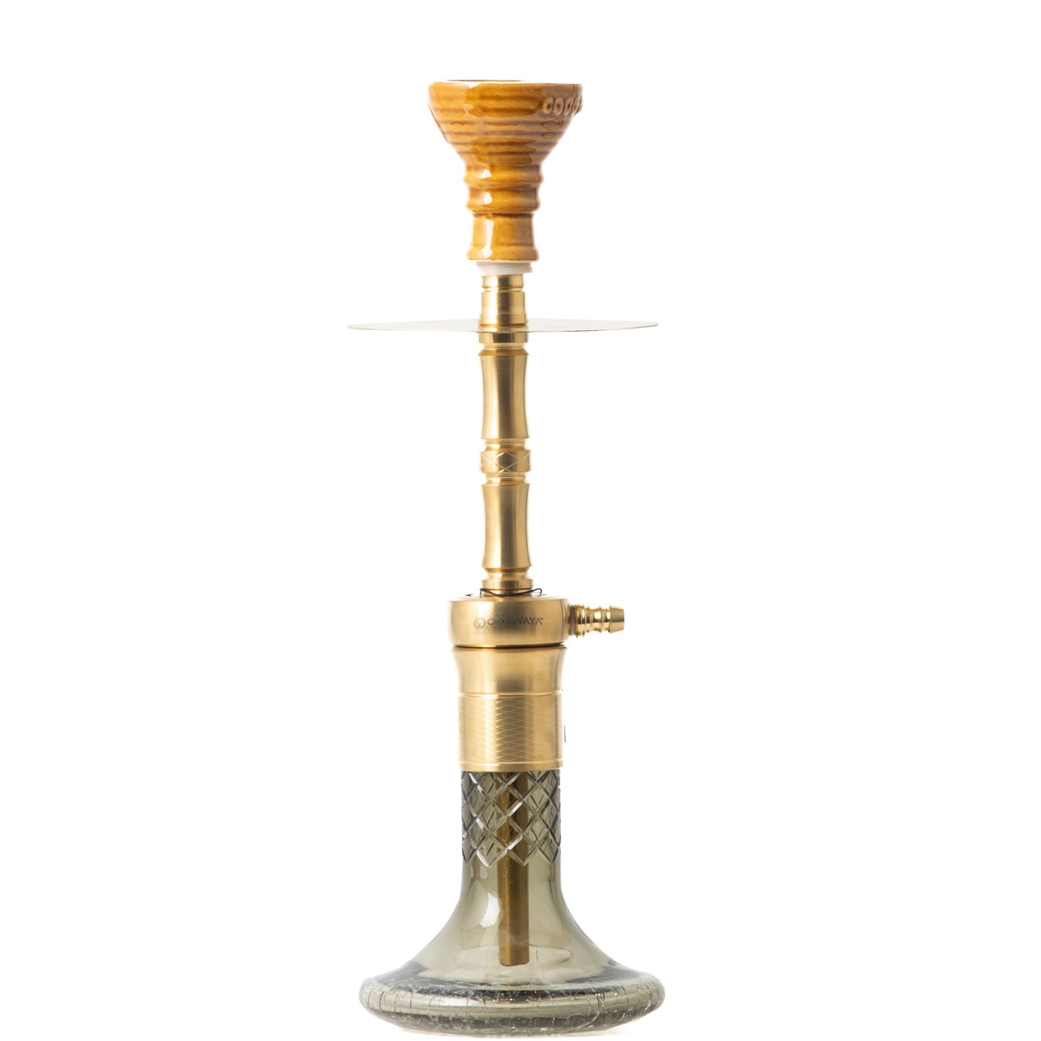 COCOYAYA Lala Hookah - Crackle Base & Golden Stem