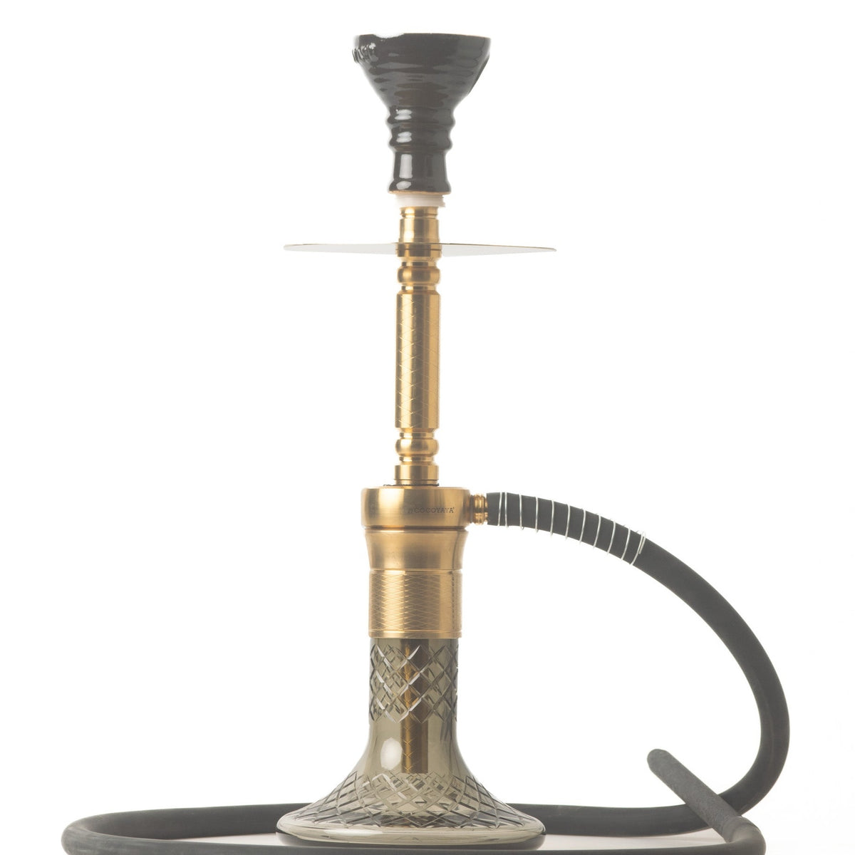 COCOYAYA Lala Hookah - Grey Base & Golden Stem