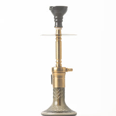 COCOYAYA Lala Hookah - Grey Base & Golden Stem