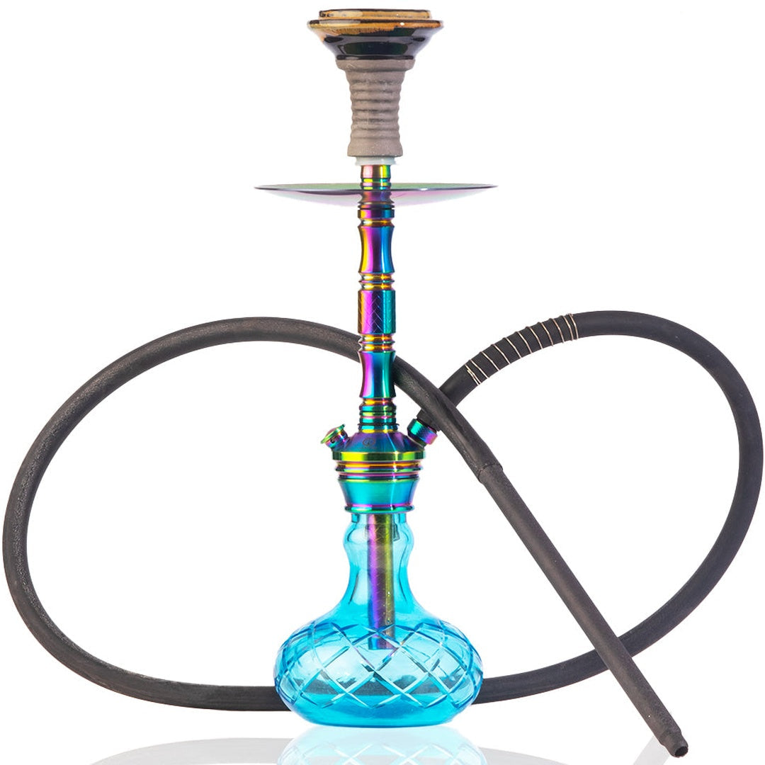 COCOYAYA Milan Hookah - Rainbow (Sky Blue Base)