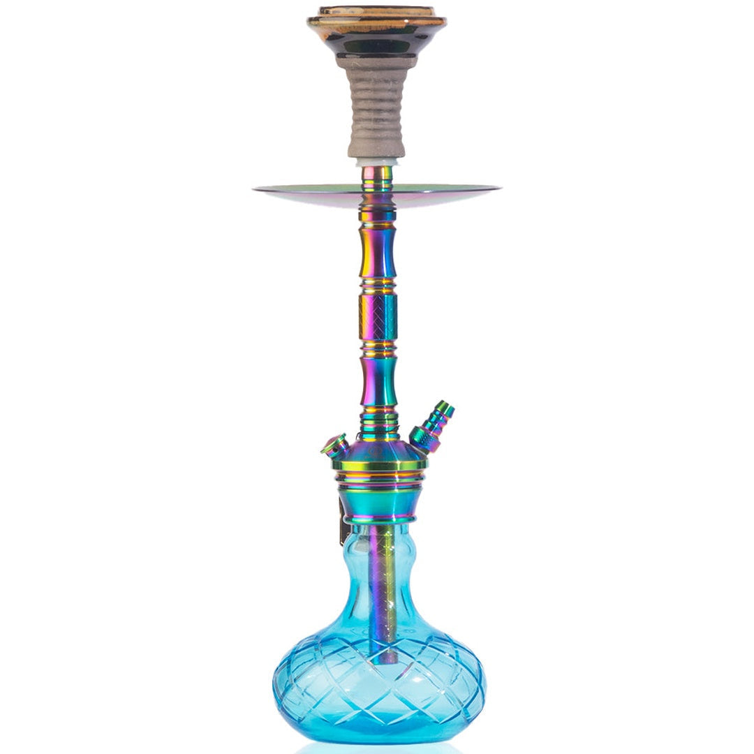 COCOYAYA Milan Hookah - Rainbow (Sky Blue Base)