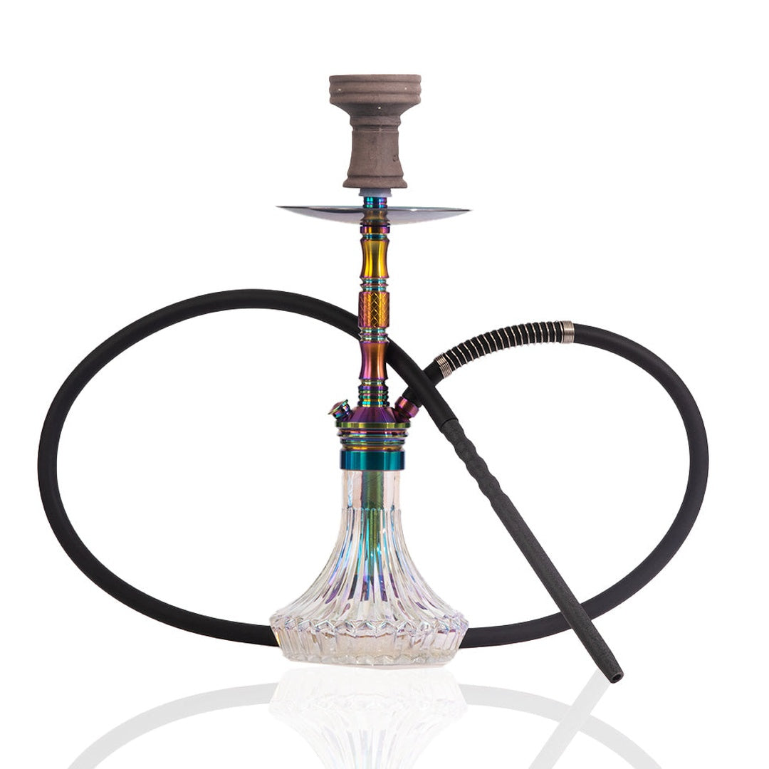 COCOYAYA Milan Hookah - Rainbow (Transparent Base)
