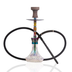 COCOYAYA Milan Hookah - Rainbow (Transparent Base)
