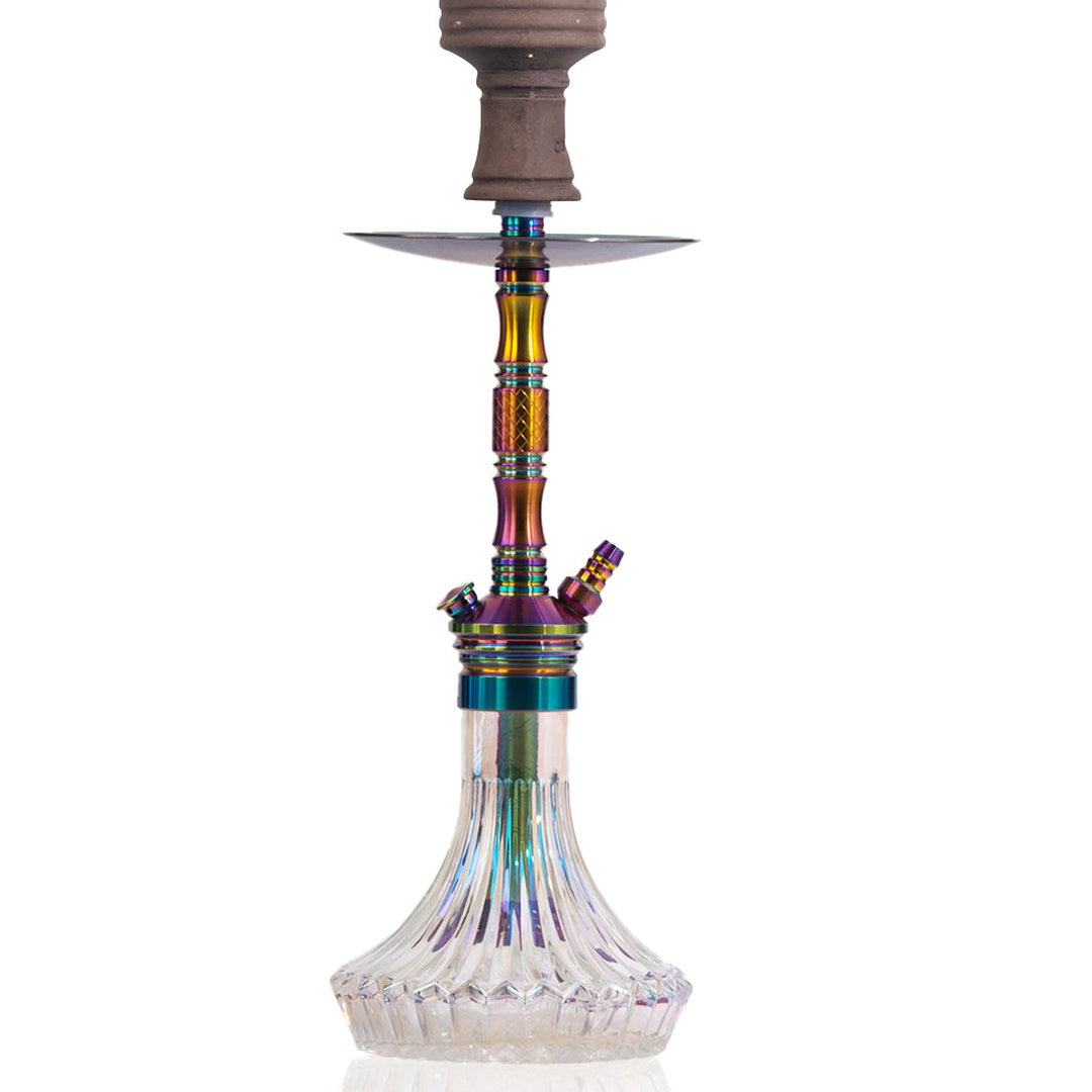 COCOYAYA Milan Hookah - Rainbow (Transparent Base)