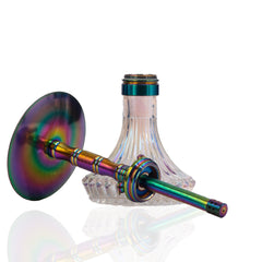 COCOYAYA Milan Hookah - Rainbow (Transparent Base)