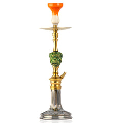 COCOYAYA Mojo Bohemian Hookah - Gold Stem & Grey Base