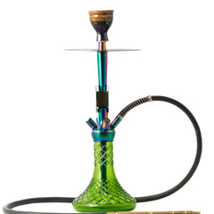 COCOYAYA Moksha Series Hookah - Rainbow & Green Base