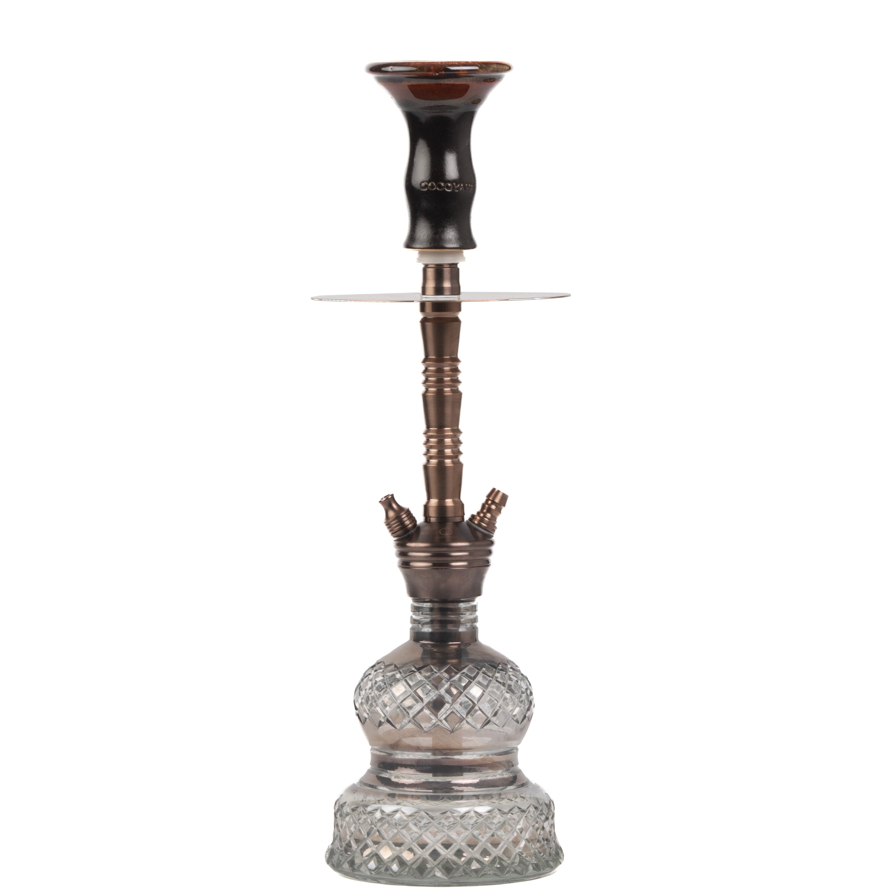 COCOYAYA Niko Hookah (Conquer Series) - Bronze (Cut Glass Base)