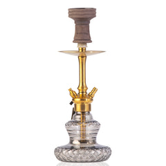 COCOYAYA Oakley Hookah (Conquer Series) - Gold Stem (Transparent Base)
