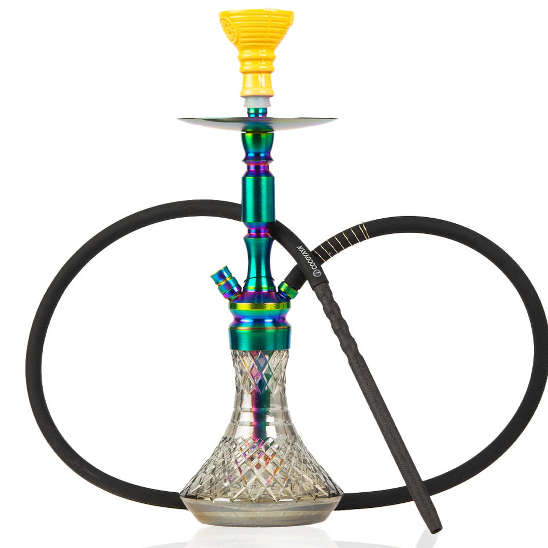 COCOYAYA Pedro Hookah with Bag - Rainbow
