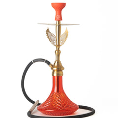 COCOYAYA Phantom Hookah - Golden Stem & Red Base