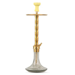 COCOYAYA Rizzi Hookah - Golden &  Transparent Base