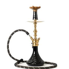 COCOYAYA Simba Hookah - Black Base & Golden Stem