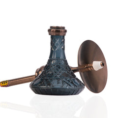 COCOYAYA Simba Hookah - Black Base & Bronze Stem