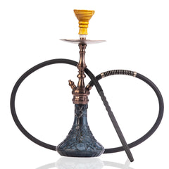 COCOYAYA Simba Hookah - Black Base & Bronze Stem