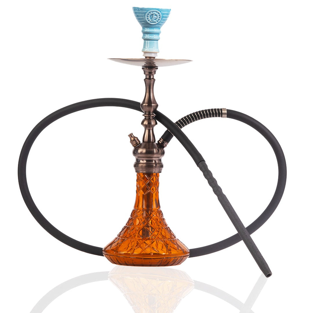 COCOYAYA Simba Hookah - Bronze Stem & Amber Base