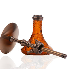 COCOYAYA Simba Hookah - Bronze Stem & Amber Base