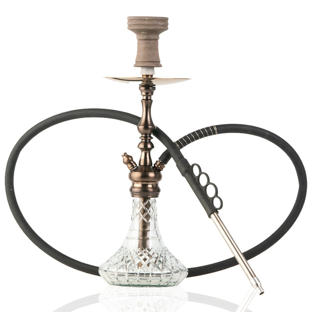COCOYAYA Simba Hookah - Bronze Stem (Transparent Base)