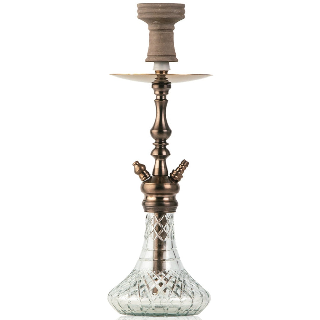 COCOYAYA Simba Hookah - Bronze Stem (Transparent Base)