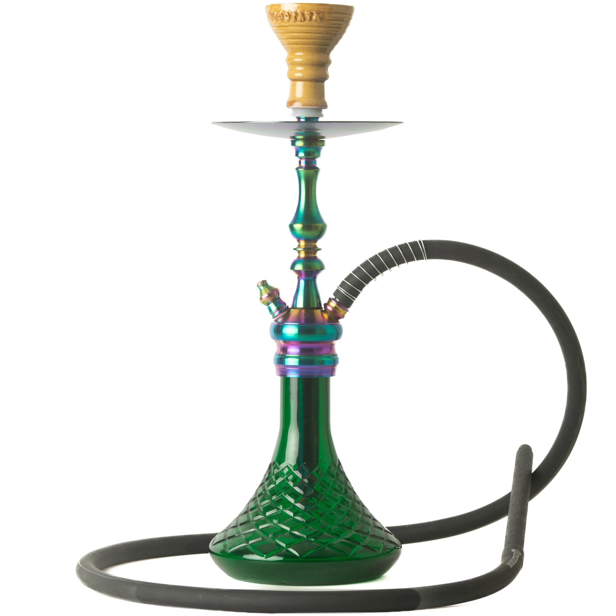 COCOYAYA Simba Hookah - Green Base & Rainbow Stem