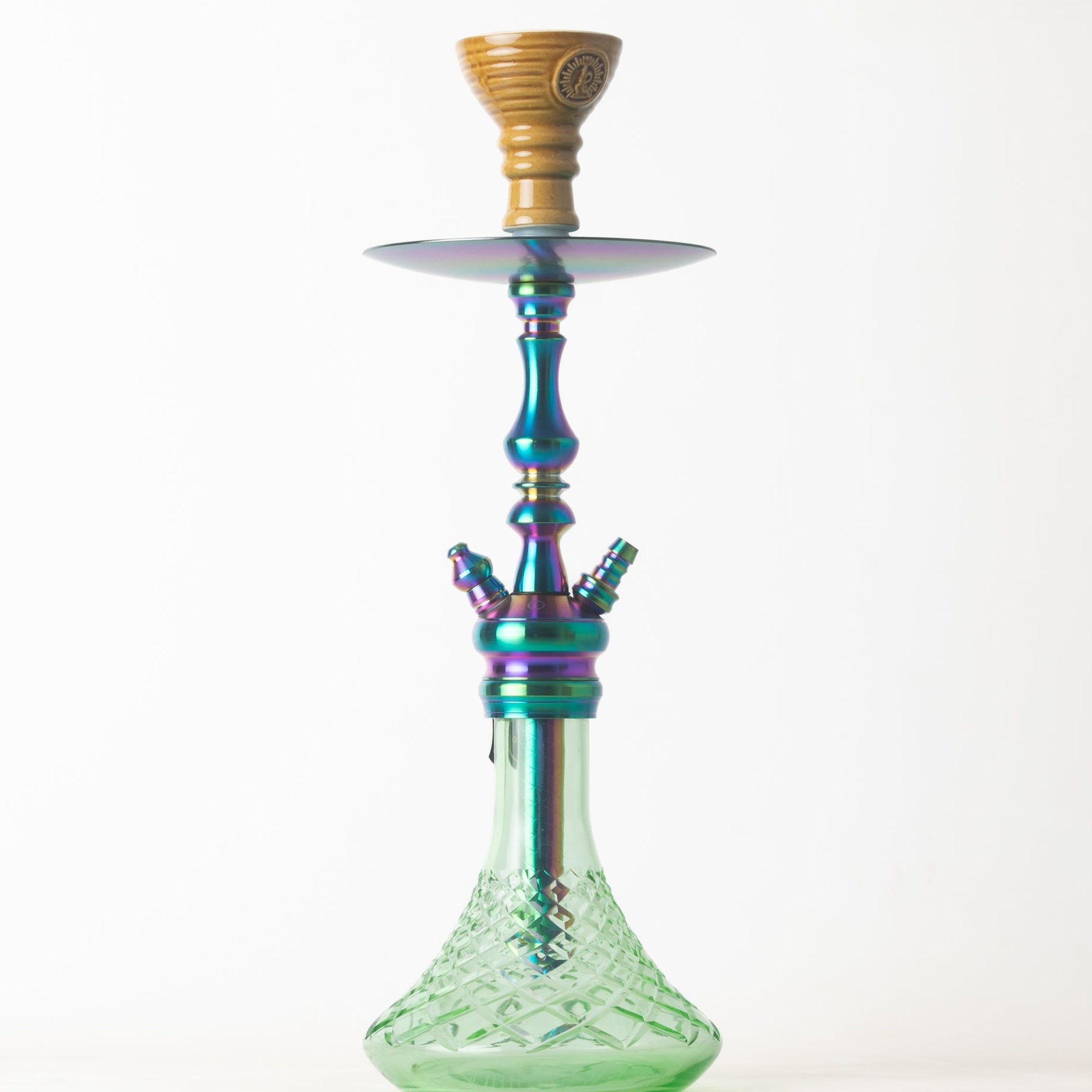 COCOYAYA Simba Hookah - Light Green Base & Rainbow Stem